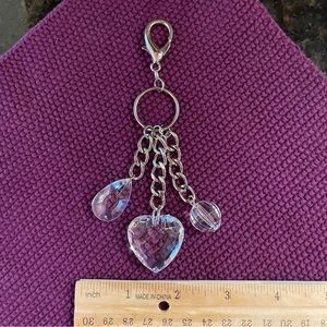 ⭐️FWP Keychain with acrylic pendants and mini carabiner